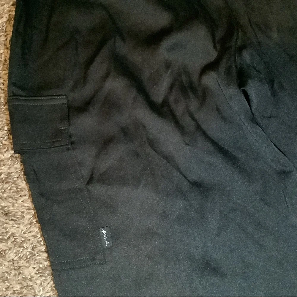 Pink Victoria’s Secret cargo jogger pants, color black, size: XS - Picture 12 of 12